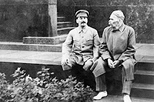 Iósif Stalin y Máximo Gorki