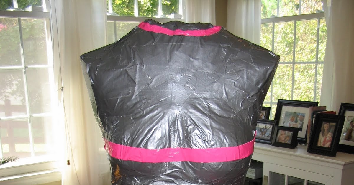 Samster Mommy Duct Tape Dress Form Tutorial