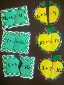 First Grade School Box: Addition Puzzles