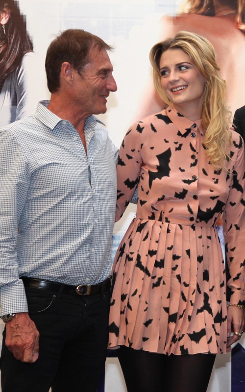 Mischa Barton promoting