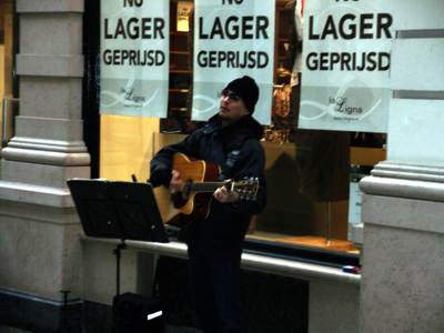 Straatmuzikanten in Den Haag