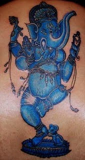 Ganesh Elephant God Tattoo