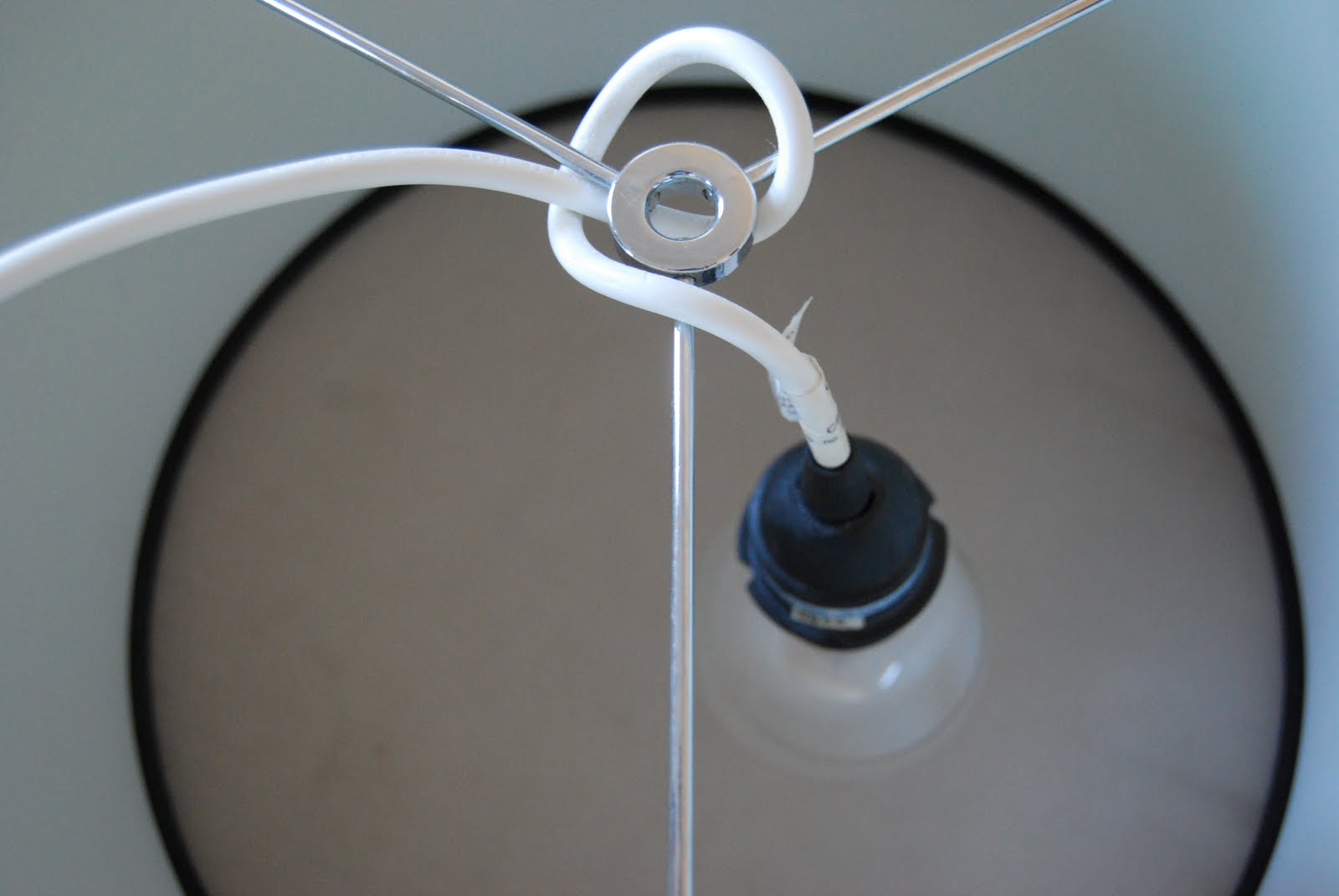 When I grow up... Lampshade light fixture DIY