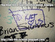 My Name is on a Bar Wall in Savannah