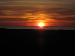 En smuk solnedgang ved Vesterhavet