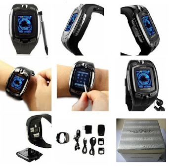 Wrist Watch GSM Cell phone with Camera-c