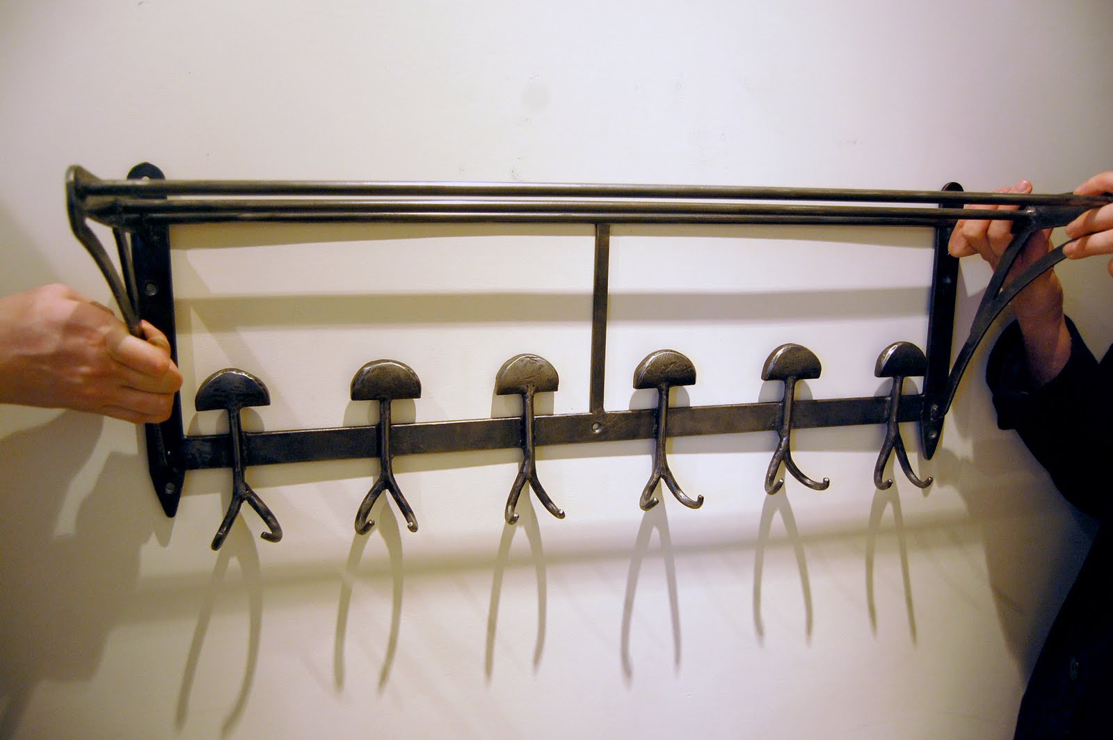 Metal Work Deco hat rack