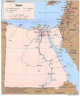 map of egypt