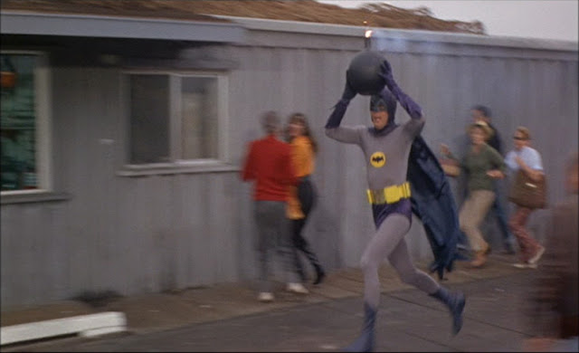 Image result for batman movie 1966 duck bomb scene