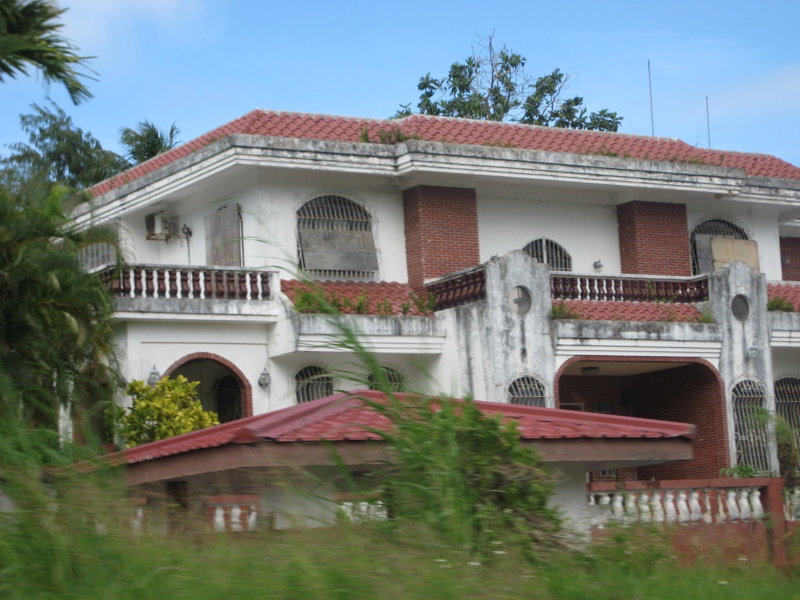 Jen and Stan in Saipan Interesting Buildings