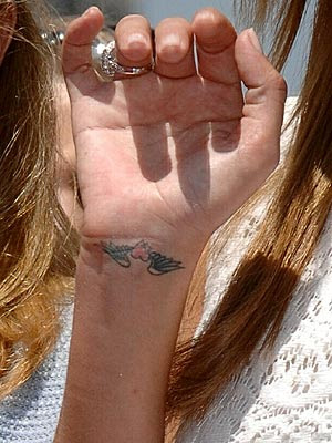 Nicky Hilton has four visible tattoos on her body including a heart with 