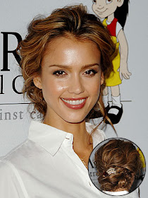 Rea Madrid Vs Barcelona Jessica Alba Updo