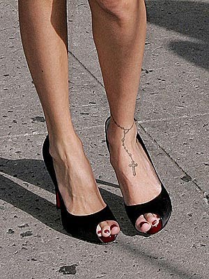 female ankle tattoos. pictures of ankle tattoos.