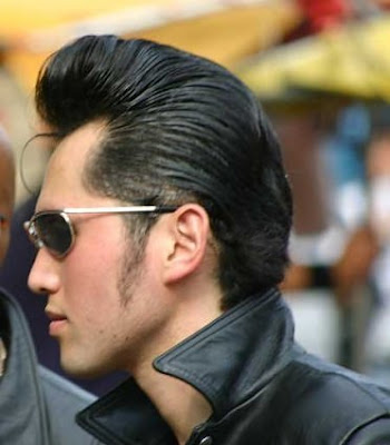 pompadour how to. Teenagers can go for pompadour