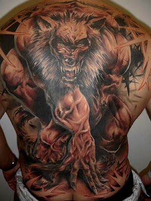  bad ass Enjoy these excellent pictures of werewolves tattooed on 