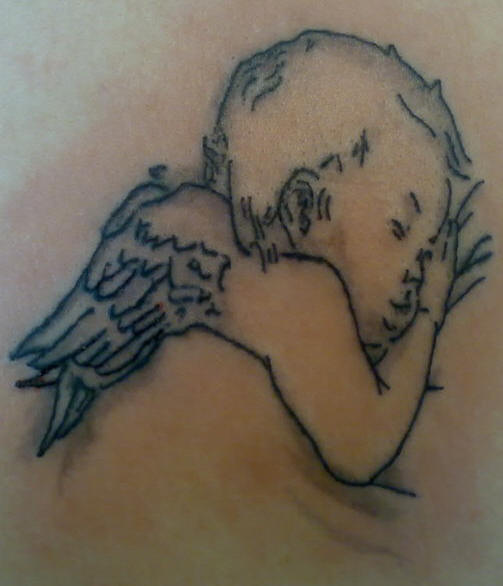 Guardian angel with star of david tattoo. Devil Angel Tattoos.