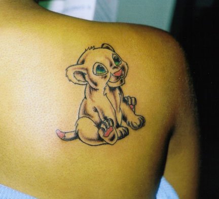 Tattoo Sparrow Purse with Free Animated Simba tattoo.