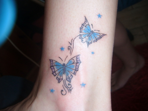Ink Art Tattoos: Kelly Ripa Flower Ankle Tattoo