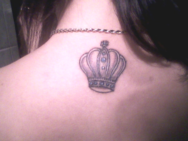 princess crown tattoo. Crown tattoos go together
