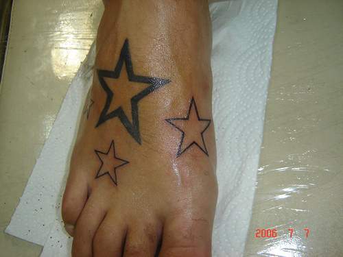 foot tattoos designs. women foot tattoo design In