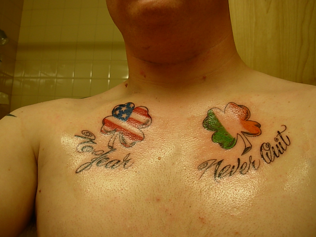 Shamrock And Clover Tattoos