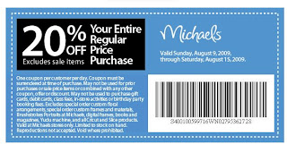 michaels coupon august