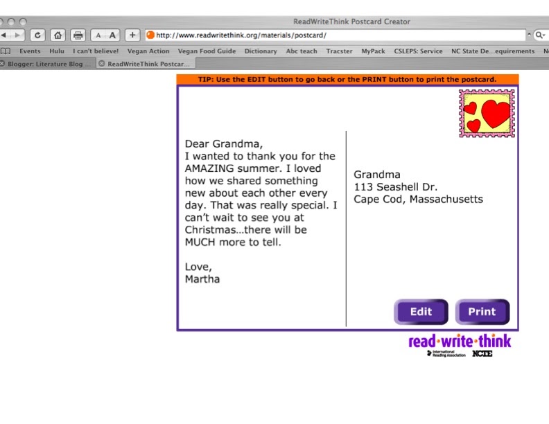 Literature Blog Olive's Ocean by Kevin Henkes