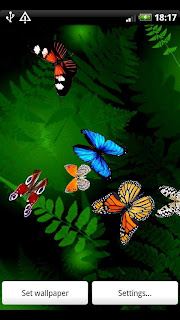 Butterfly Live Wallpaper android mobile phones download