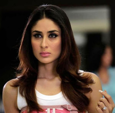 Kareena's eyes are well accentuated with different colors throughout the 