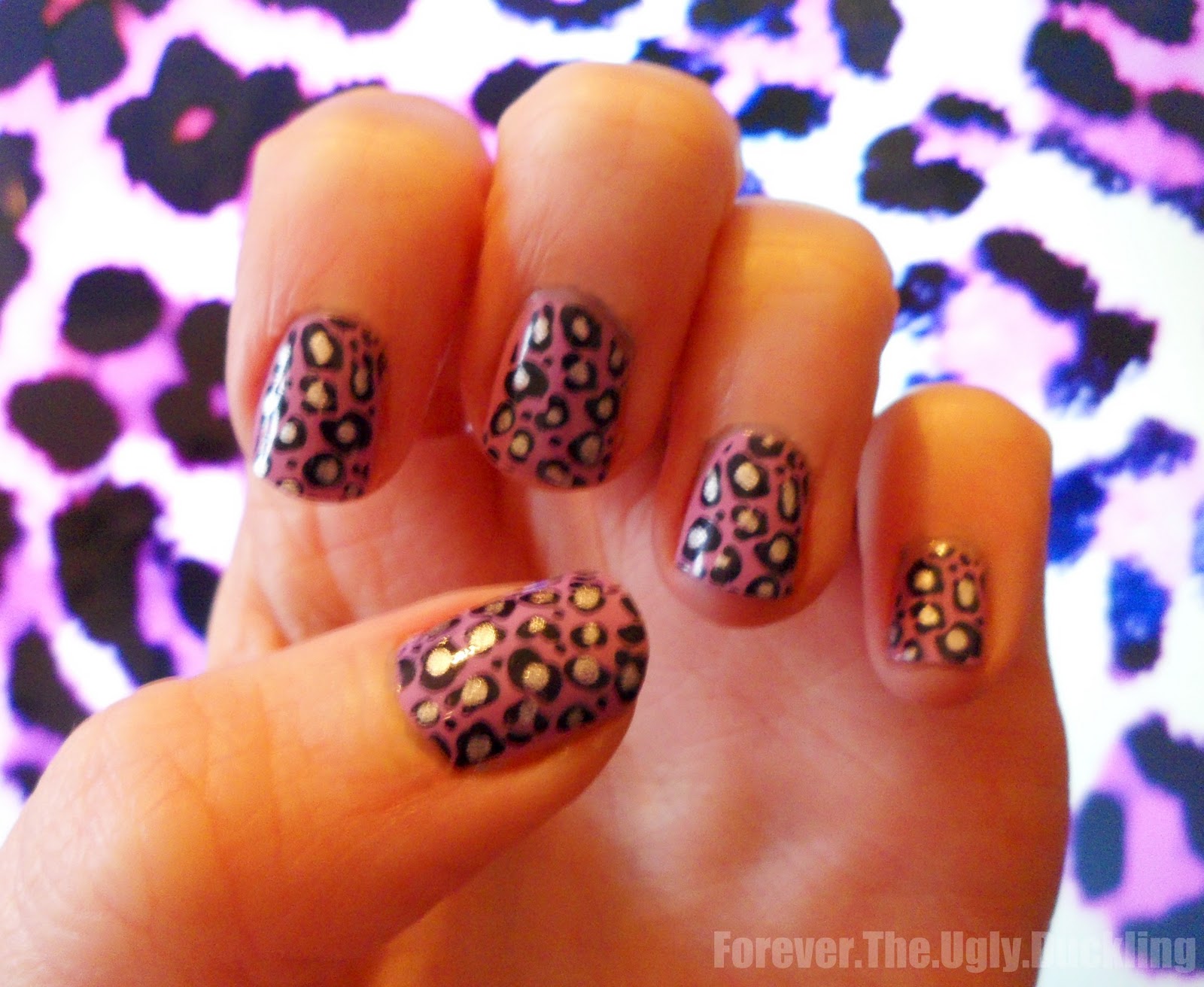 animal print nails