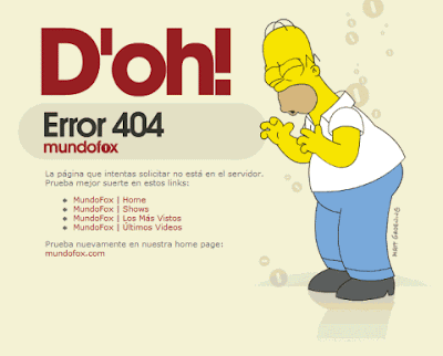 404 Error Pages, One More Time