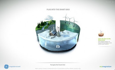 GE Ecomagination flash web design