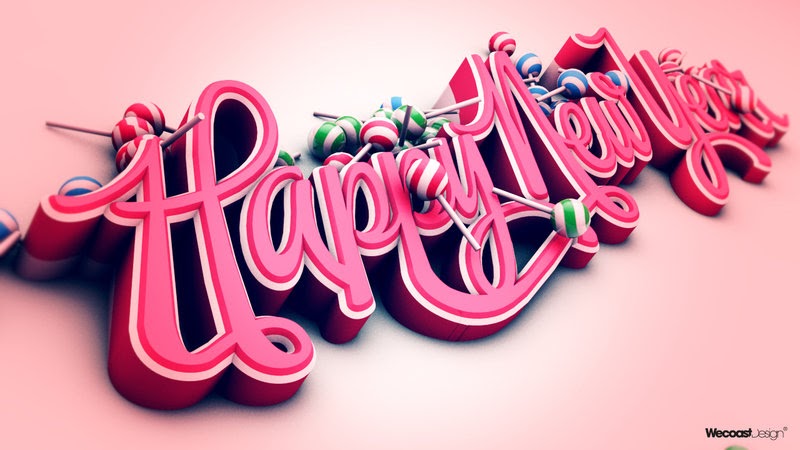 Happy New Year Typography | Digital Art, Photography, Inspiration And Resources