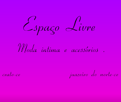 Espaço Livre !