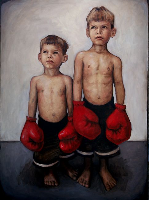Brother fight Pictured: 2009 Yankees at left, 2009 Red Sox at right