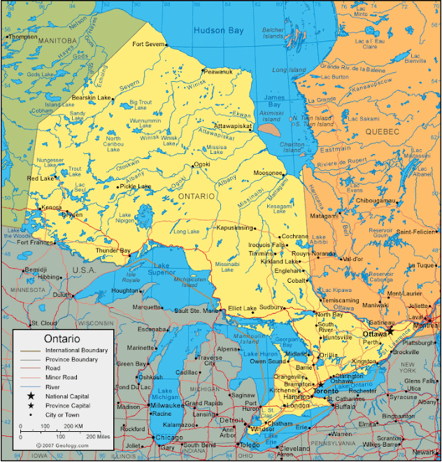 Ontario Map