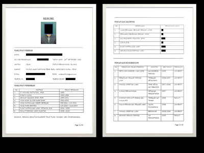  ... dekan dan sebagainya p s semoga berjaya berikut ialah contoh resume