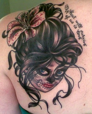 Women Demon Tattoo