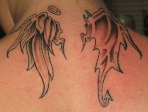 tribal tattoos of angel wings. Tribal Tattoos Angel Wing