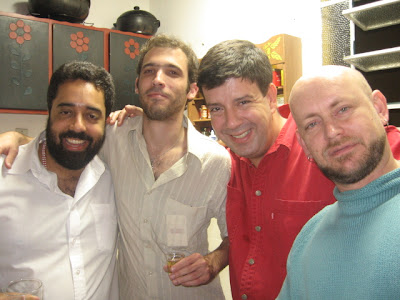 Fernando Szegeri, Bruno Ribeiro, Eduardo Goldenberg e Luiz Antonio Simas, 22 de junho de 2007, São Paulo