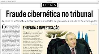 matéria publicada no jornal O GLOBO de 18 de maio de 2010