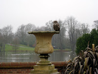 Owl at Leeds Castle in Kent England