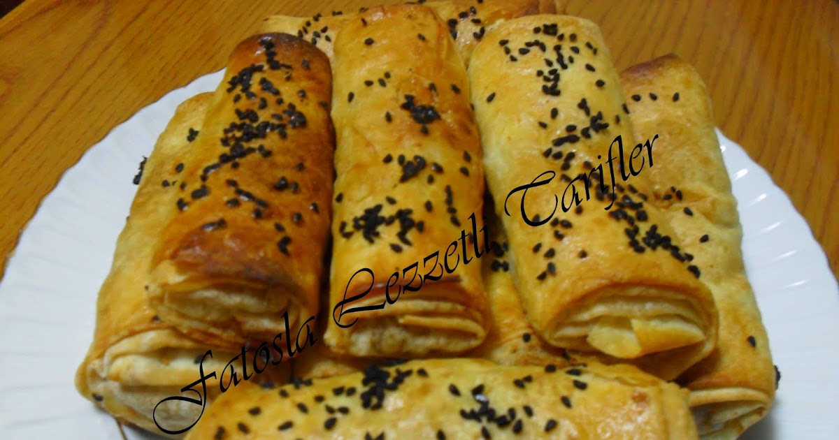 Fatoşun Dünyası Fırında Kıymalı Rulo Börek