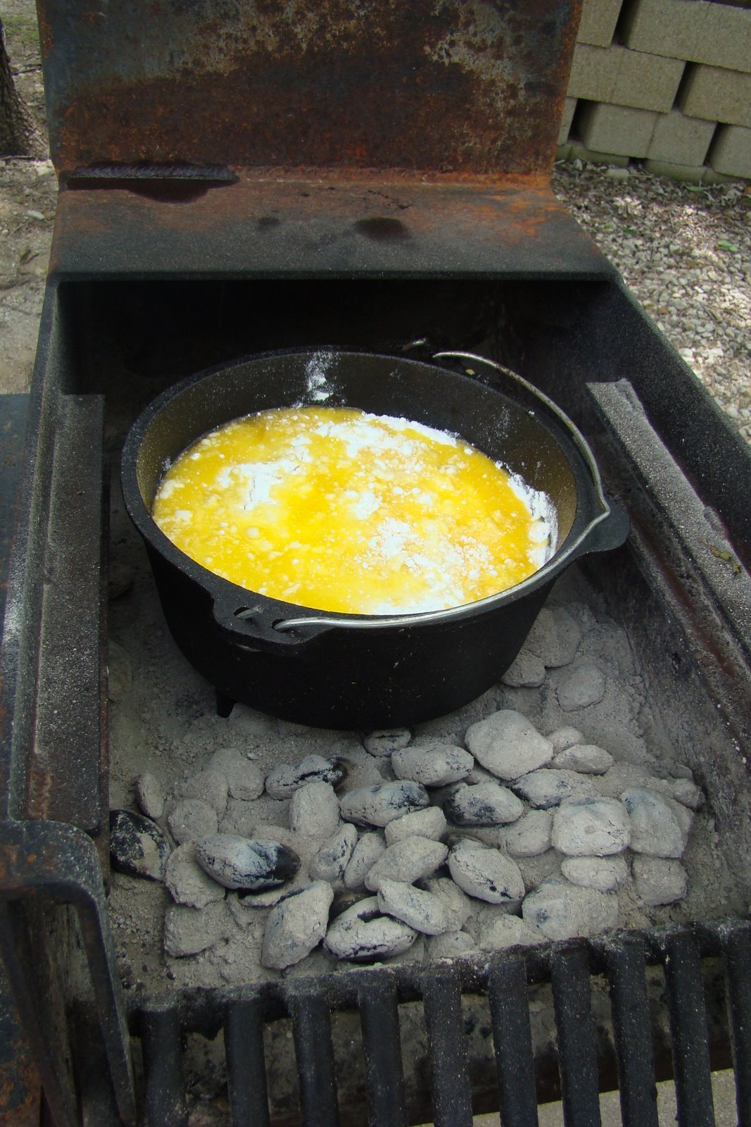 Our Treasured Home Dutch Oven Pumpkin Crunch