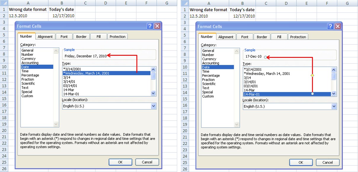Excel in Excel Excel Date Format not recognized