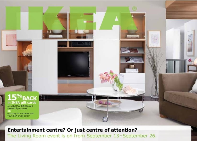 Canadian Daily Deals Ikea Canada 15 Back In Gift Cards With Get 15 Back In Ikea Gift Cards When You Purchase 50 Or More Worth Of Items From The Besta Inreda And Framsta Line During S Living Room Event