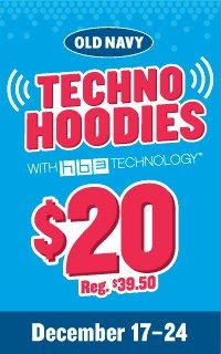 old navy techno hoodie