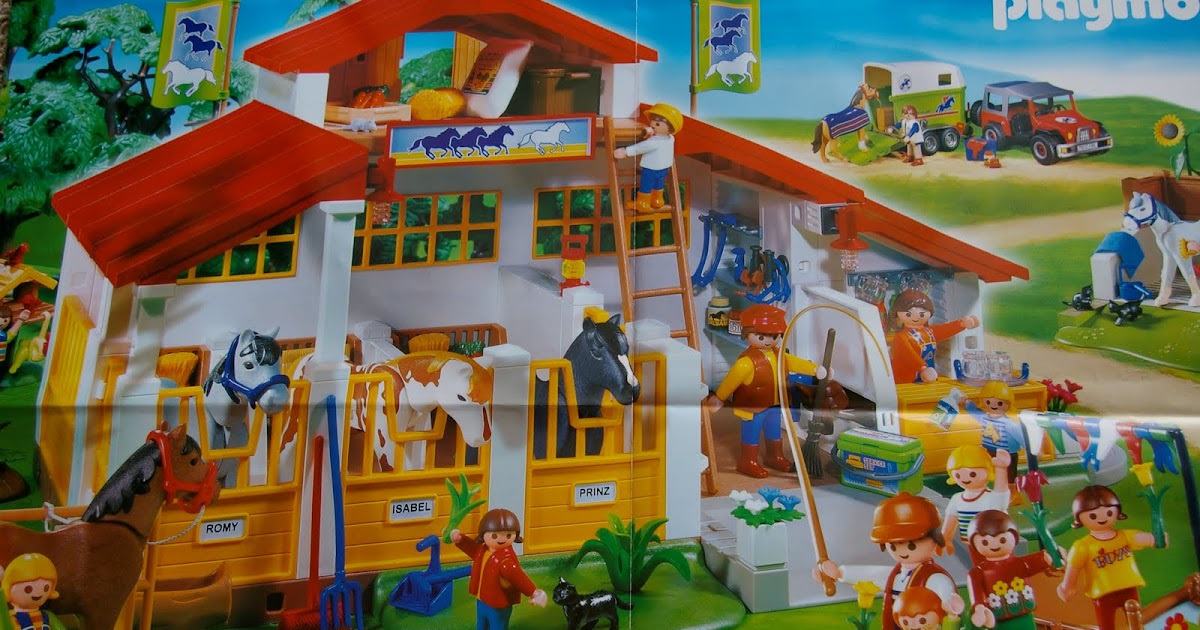 playmobil horse barn