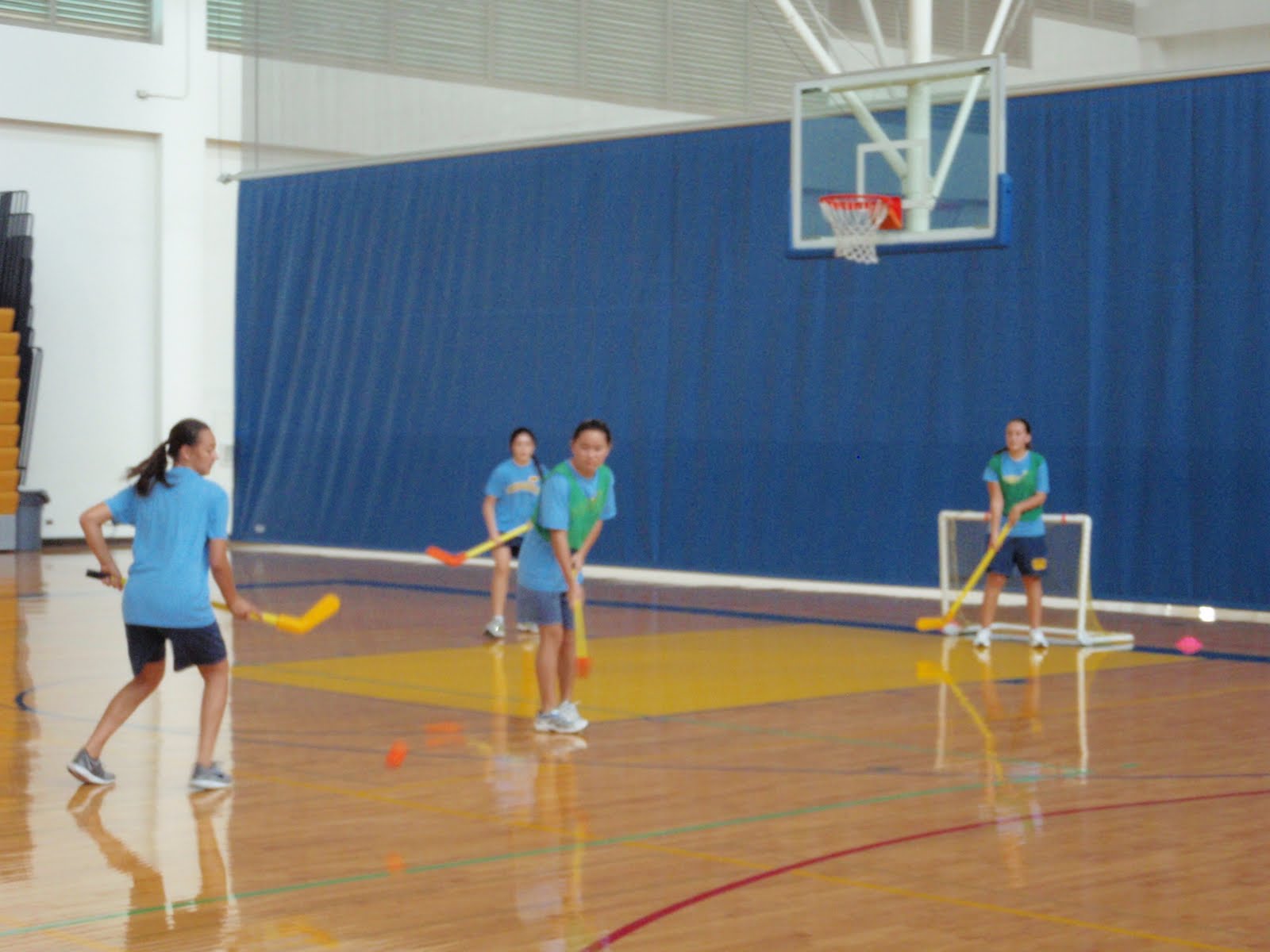 Coolen's 7 & 8 Girls PE 7th grade Indoor Floor Hockey
