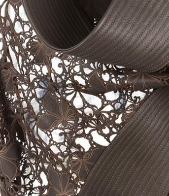 leather laser cut haider ackermann waistcoat